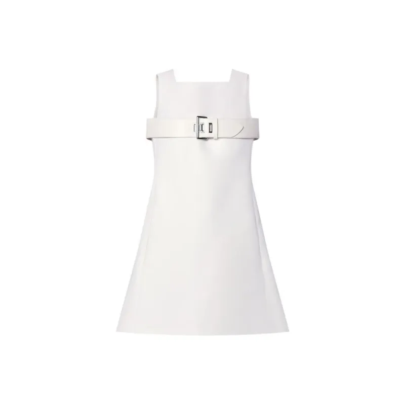 LOUIS VUITTON SS24 Sleeveless Dress Women's White-0