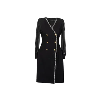 ROEYSHOUSE Long-Sleeved Dresses Women's Black