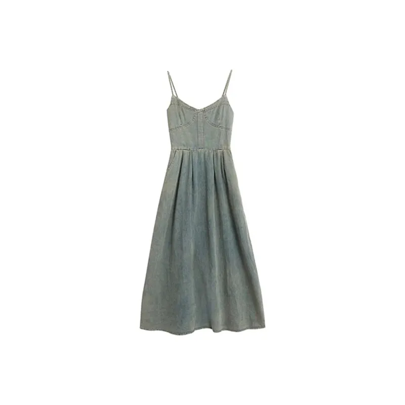 JOSR Slip Dresses Women's Denim-0