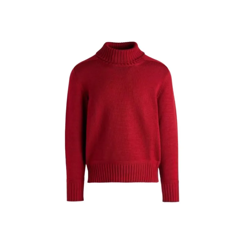 MANIFATTURA CECCARELLI Turtleneck Sweater Men's Red-0