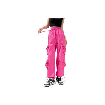 SITOL Cargo Pants Women's Rose Red