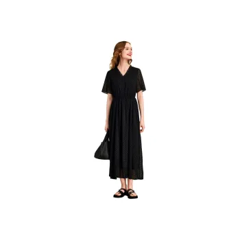 HAVVA Short Sleeved Dresses Women's Black