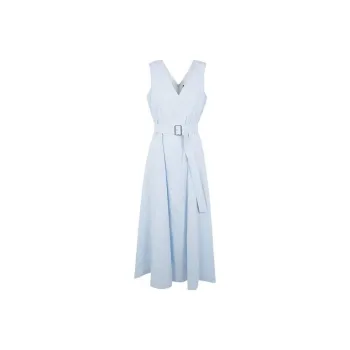 THEORY Goo Crunch Flared Maxi Dress