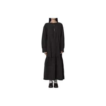 PUBLIC TOKYO FW24 Long Sleeved Dress Women's Black