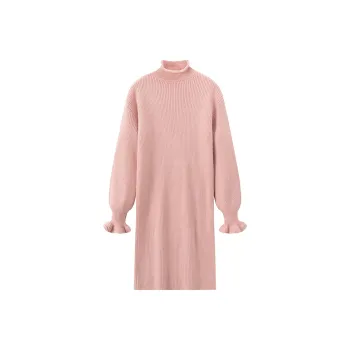 RED DRAGONFLY Long Sleeved Dresses Women's Pink