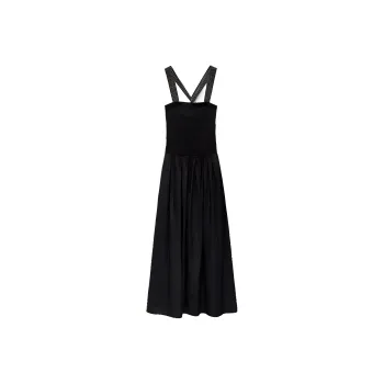 ZARA Slip Dresses Women's Black