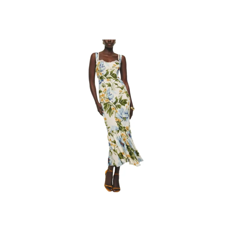 REFORMATION Irisa Dress Slip Dresses Women's Multicolor-0