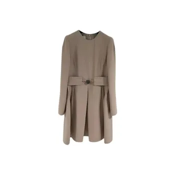 Valentino Long Sleeved Dress Women's Light Umber