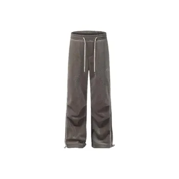 JASONWOOD Knitted Sports Pants Women's Gray