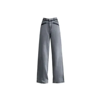 You Cow Me Pants Jeans Women's Black Gray
