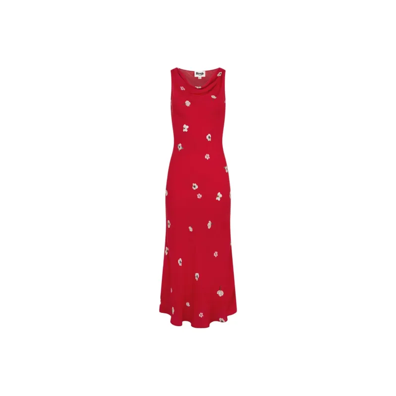 Rouje RAHLIA DRESS Sleeveless Dress Women's Red Peony Pink-0