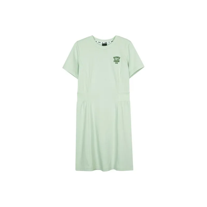 Skechers Short Sleeved Dresses Women's Lily Green-0