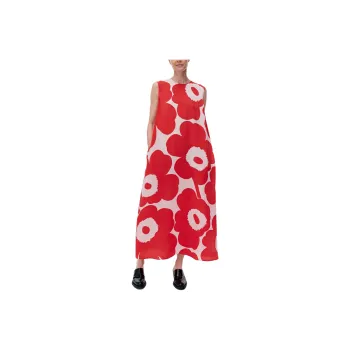 Marimekko Sleeveless Dress Women's Red