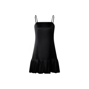 THE SEA LIFE Slip Dress Women's Black Mage