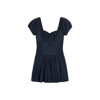 Hollister Short Sleeved Dress Women's Marine Blue