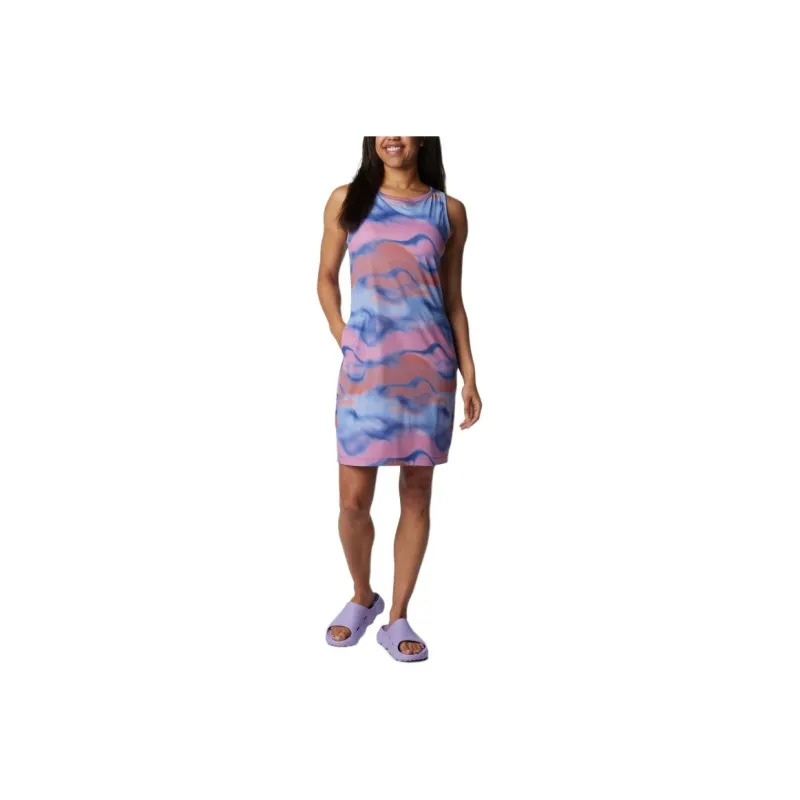 Columbia Chill River™ Sleeveless Dress Women's Blue Pink-0