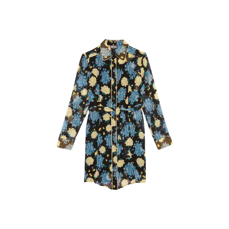 DIESEL Long-Sleeved Dresses Women's Multicolor-0