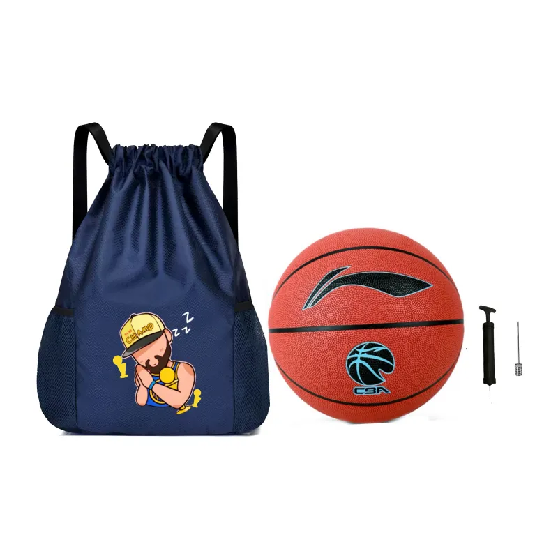 LiNing CBA Collection PU Basketball Brown Size 7 Ball Competition-6
