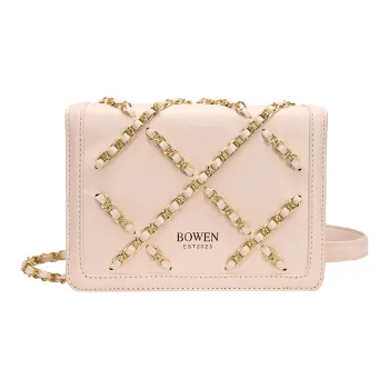 TOUTSEUL YOLO PU Shoulder Bag Women's White/Black/Pink