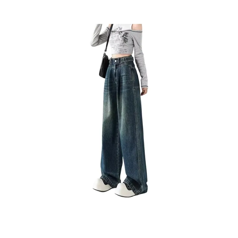 Ordifen Jeans Women's Vintage Blue-0