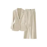 Apricot Suit Pants
