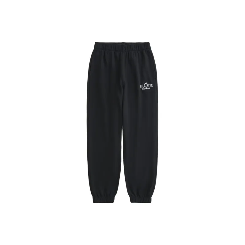 Hollister Knitted Sports Pants Women's Black-0