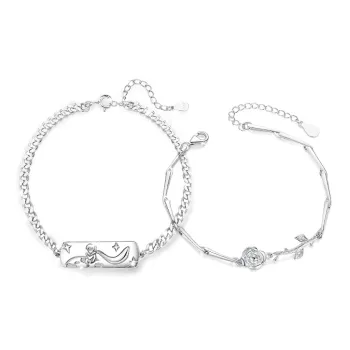 TRUE ME S925 Silver Bracelets Unisex