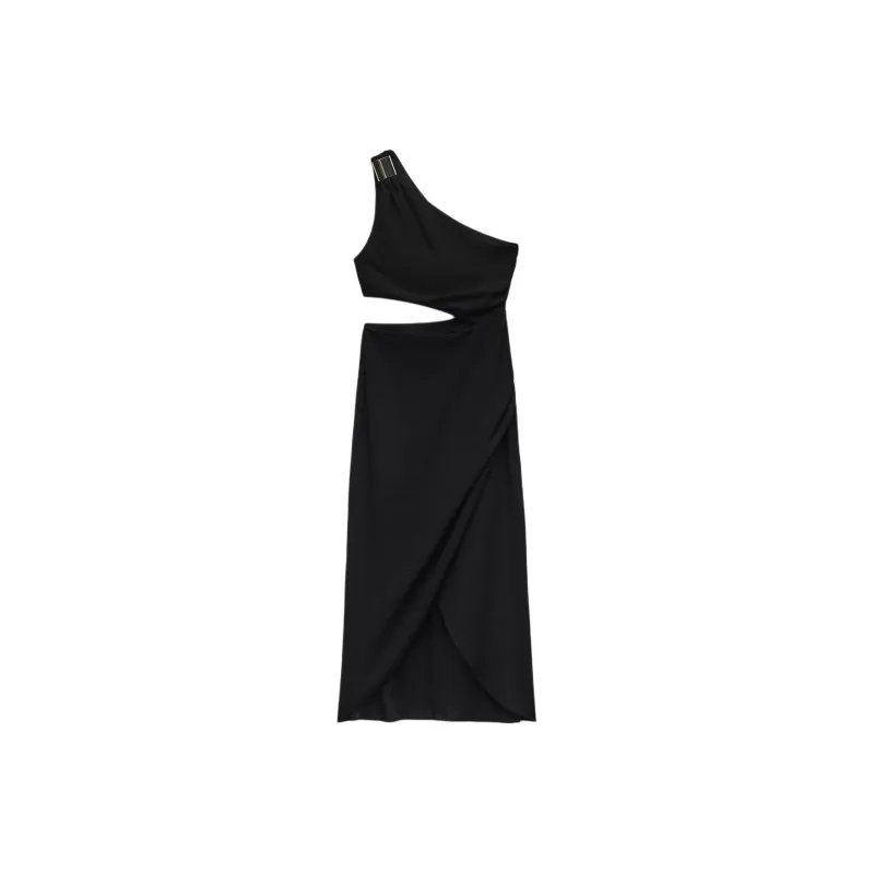 ZARA Sleeveless Dress Women's Black-0