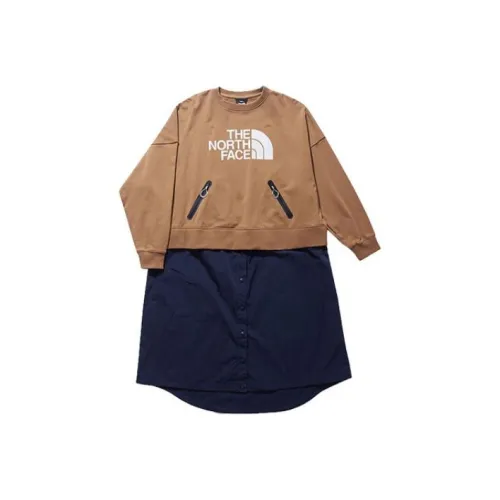 THE NORTH FACE x Urban Exploration Long Sleeved Dresses Women's Brown