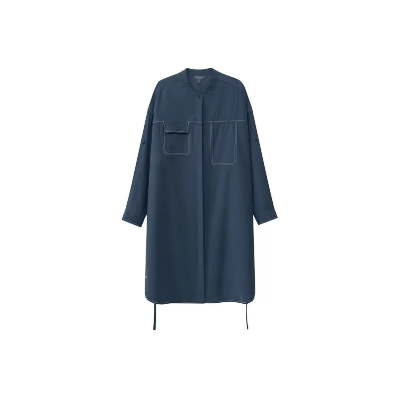 NAUTICA Long Sleeved Dress Women's Light Navy Blue-0