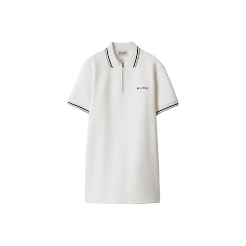 MIU MIU Cotton jersey Raffia
