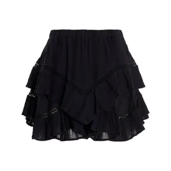 ISABEL MARANT Casual Short Skirts Women's Black