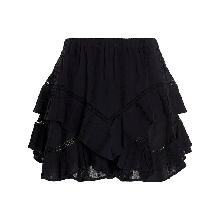 ISABEL MARANT Casual Short Skirts Women's Black-0