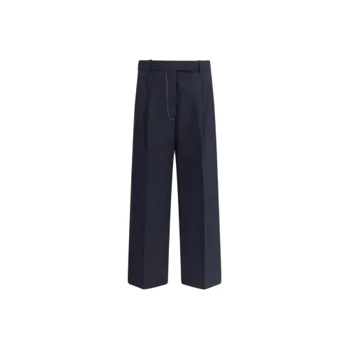 THOM BROWNE High waisted Straight Trousers
