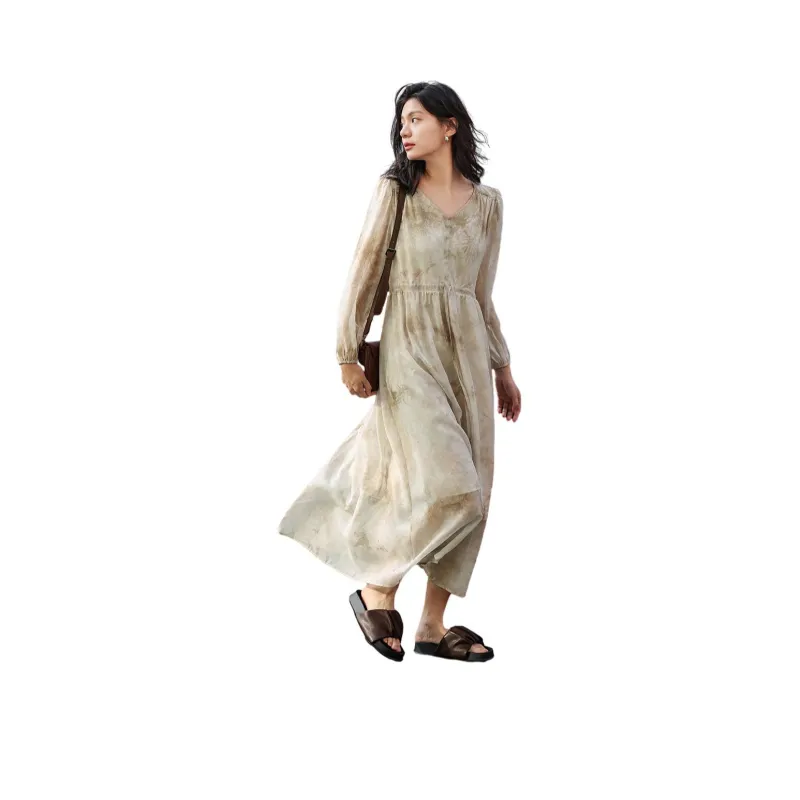 Demana Long Sleeved Dresses Women's Print-0