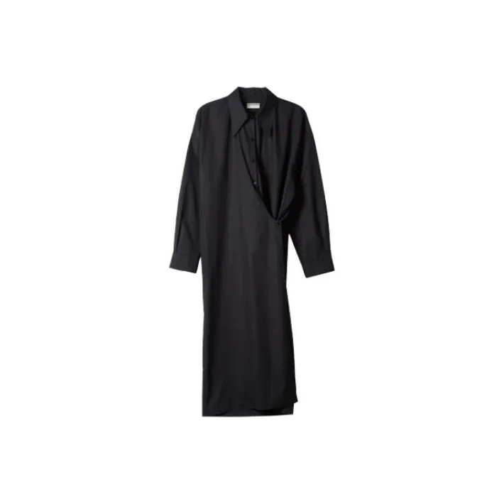 Lemaire Twisted Dress Sp 'Coal'-0