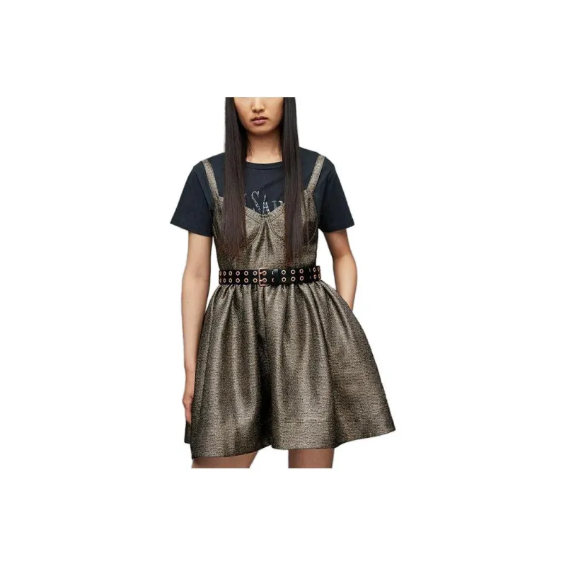 ALLSAINTS Slip Dresses Women's Gold-0