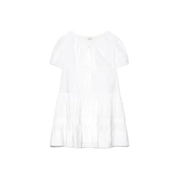 Lee Short Sleeved Dresses Women's White