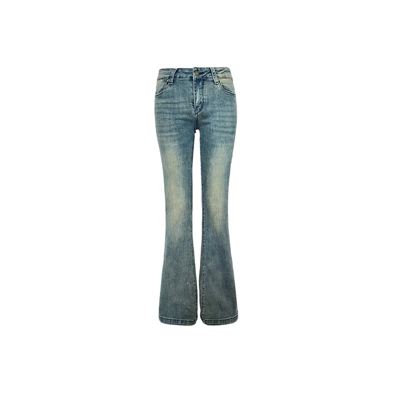 Kazakhstan Jeans Women's Deep Sea Blue-0