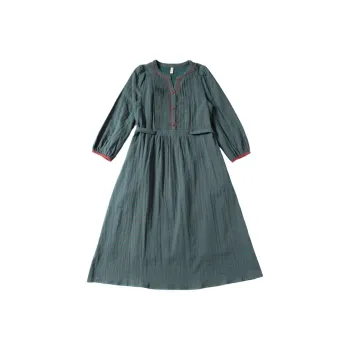 HONGNIAN Long Sleeved Dresses Women's Jasper