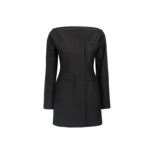 Jacquemus The Spalla Tailored Boat Neck Dress