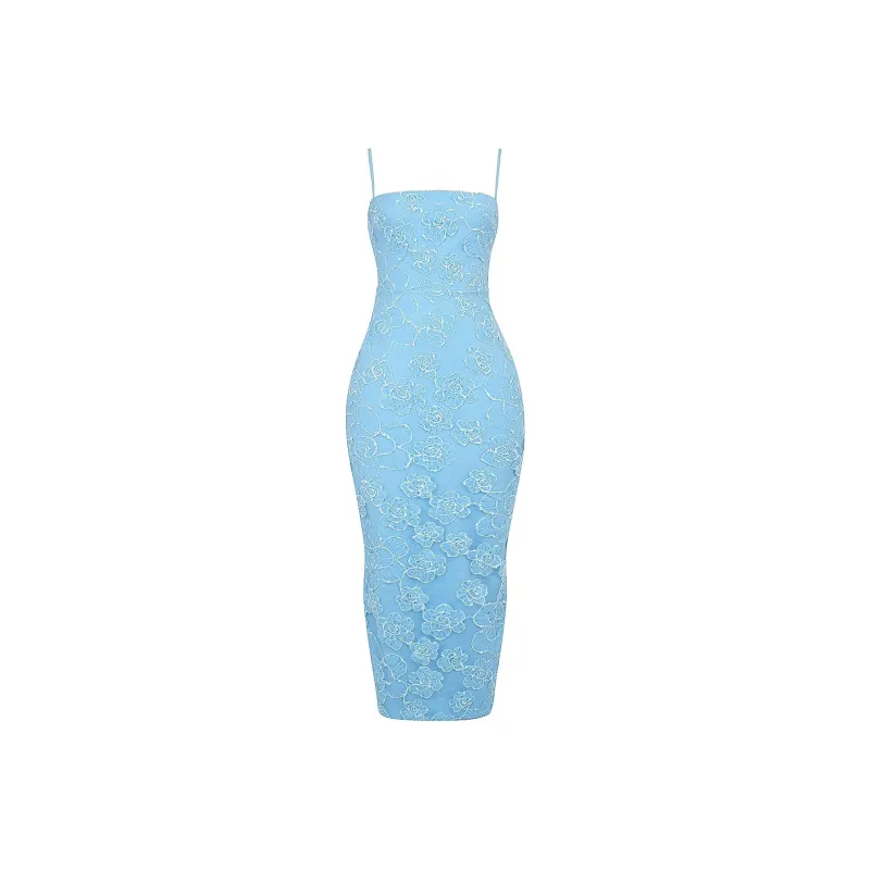 HOUSE OF CB EVA Slip Dresses Women's BLUE/Blue-0