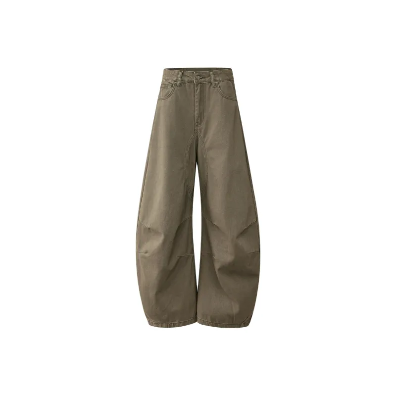 Wen Shan Jeans Women's Coffee Pants-0
