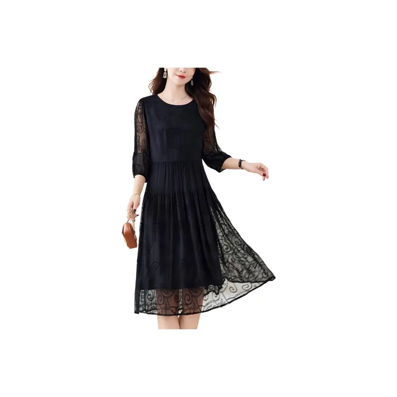 Ink Beauty Short Sleeved Dresses Women's-0