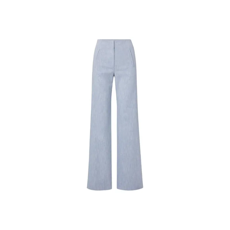 VERONICA BEARD SS24 Suit Trouser Women's Blue-0
