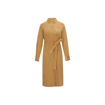 HAZZYS Long Sleeved Dress Women's Camel