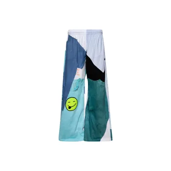 NATASHA ZINKO SS24 Knitted Sports Pants Women's Turquoise