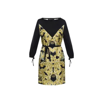 VERSACE Long Sleeved Dresses Women's Black