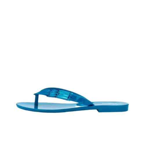 MELISSA Abrasion Resistant Slip Resistant Flip Flops Women's Blue