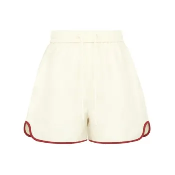 MEIYANG Casual Shorts Women's Apricot